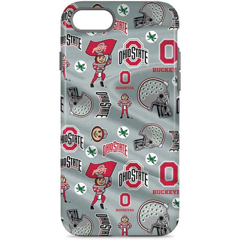 Ohio State University Pattern iPhone Cases