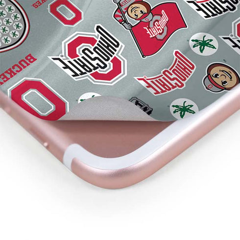 Ohio State University Pattern iPhone 8 Plus Skin