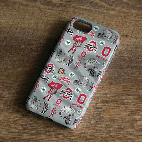 Ohio State University Pattern iPhone 8 Pro Case
