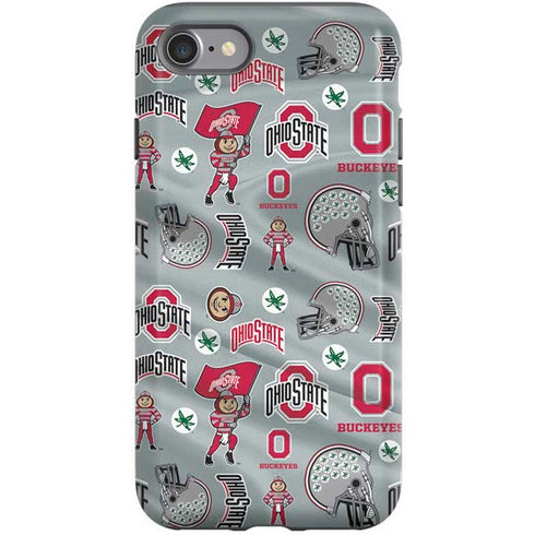 Ohio State University Pattern iPhone SE (2nd & 3rd Gen) Pro Case