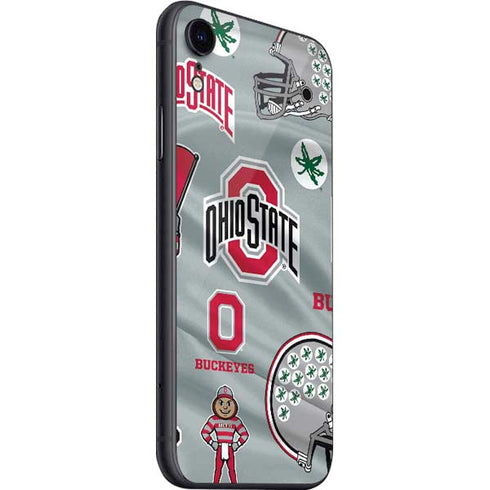 Ohio State University Pattern iPhone SE (2nd & 3rd Gen) Skin