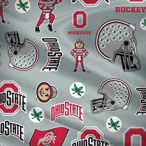 Ohio State University Pattern iPhone X Skin