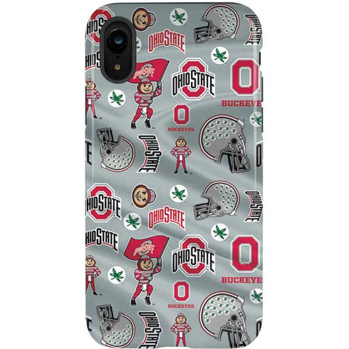 Ohio State University Pattern iPhone XR Pro Case