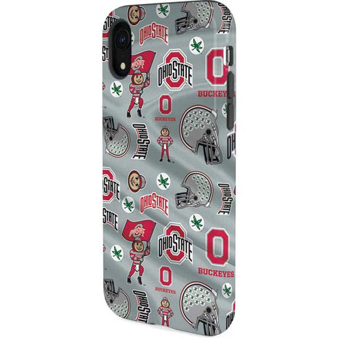 Ohio State University Pattern iPhone XR Pro Case