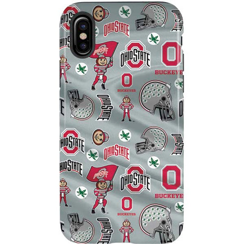 Ohio State University Pattern iPhone XS Pro Case