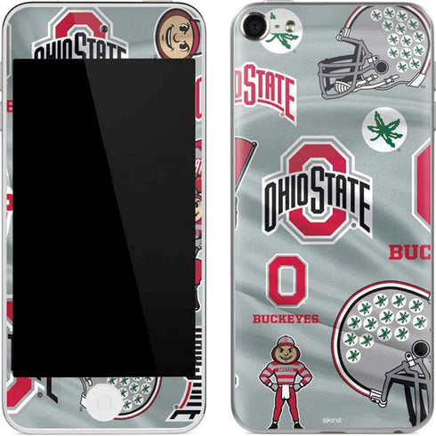 Ohio State University Pattern Apple iPod Skin