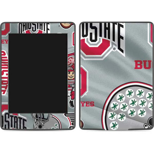Ohio State University Pattern Amazon Kindle Skin