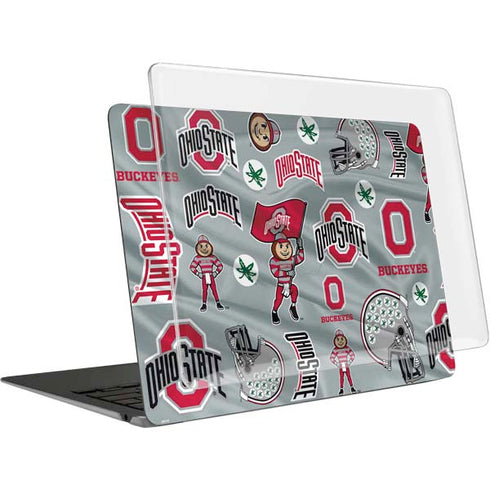 Ohio State University Pattern MacBook Air 13in M1 (2021) Case plus Skin