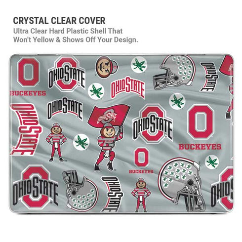 Ohio State University Pattern MacBook Air 13in M1 (2021) Case plus Skin