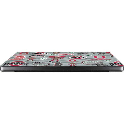 Ohio State University Pattern MacBook Pro 14in (2021-24) Skin