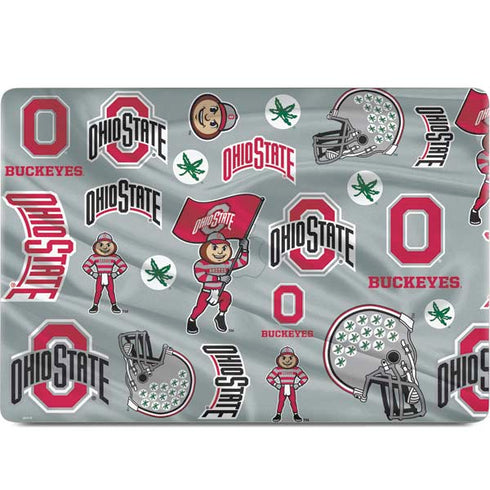 Ohio State University Pattern MacBook Skins