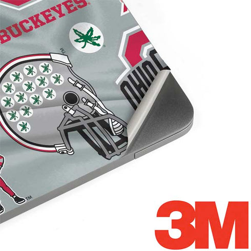 Ohio State University Pattern MacBook Skins