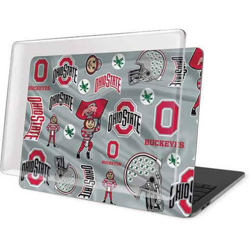Ohio State University Pattern MacBook Pro 16in (2019-20) Case plus Skin