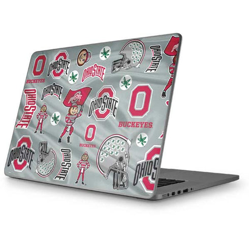 Ohio State University Pattern Apple MacBook Pro 17-inch Skin
