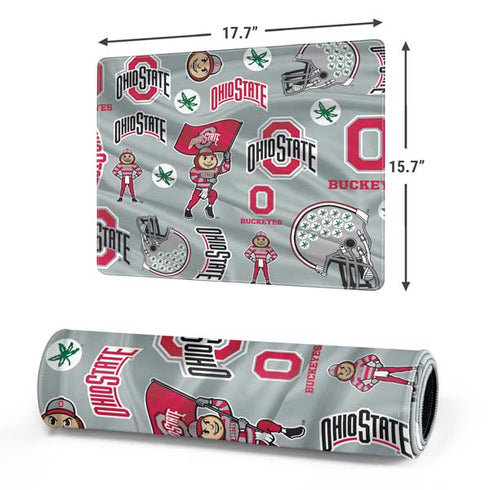Ohio State University Pattern Gaming Mouse Pad