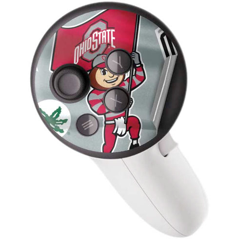 Ohio State University Pattern Meta Quest 3S Skin