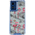 Ohio State University Pattern Moto G Play 4G (2024) Clear Case