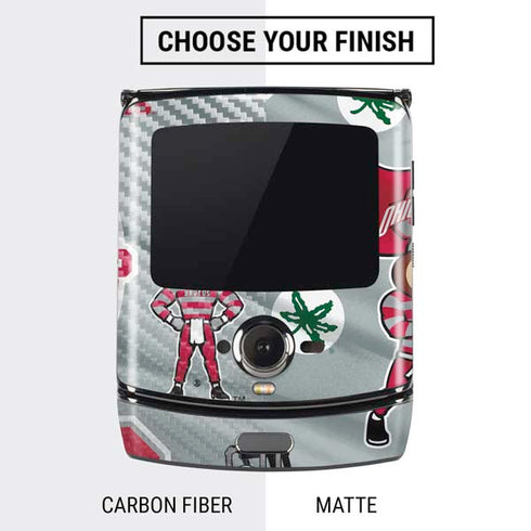 Ohio State University Pattern Motorola RAZR Skin
