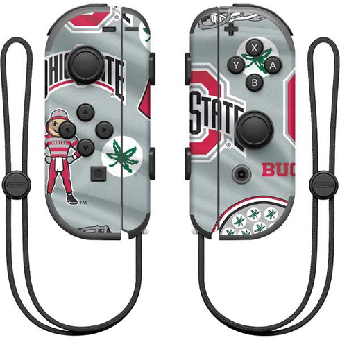 Ohio State University Pattern Nintendo Skins