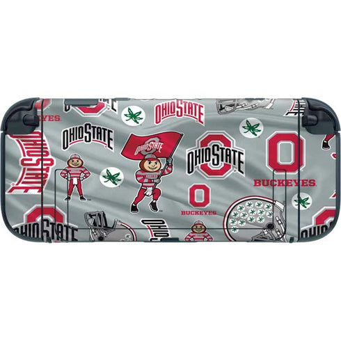 Ohio State University Pattern Nintendo Switch 2 (2025) with Joy-Con Skin
