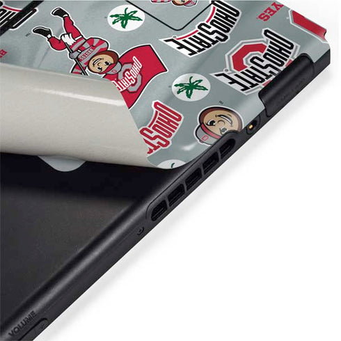Ohio State University Pattern Nintendo Switch Bundle Skin