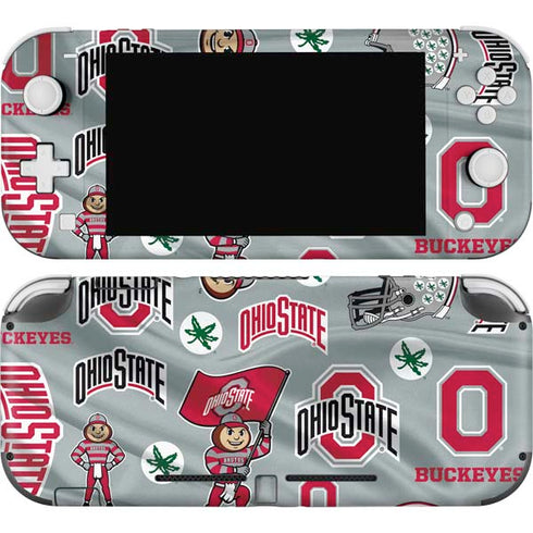 Ohio State University Pattern Nintendo Skins