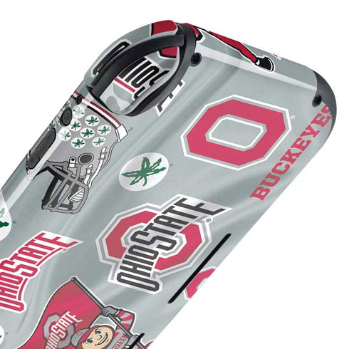 Ohio State University Pattern Nintendo Switch Lite Skin