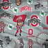Ohio State University Pattern Notebook 9 Pro 13in (2017) Skin