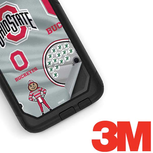 Ohio State University Pattern Otterbox Commuter Galaxy Skin