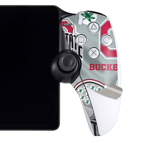Ohio State University Pattern PlayStation Portal Remote Player Skin