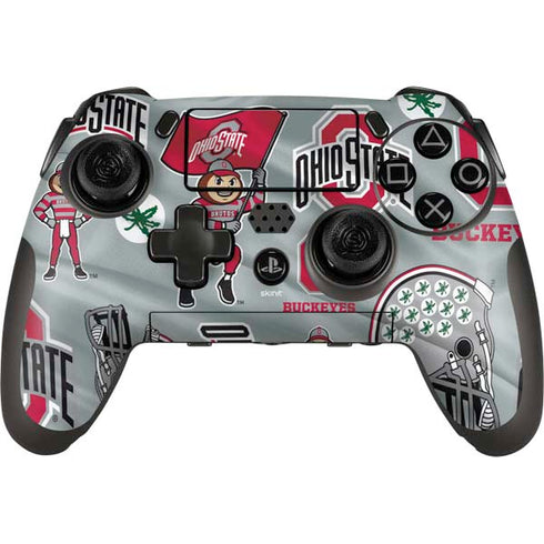 Ohio State University Pattern PlayStation Scuf Vantage 2 Controller Skin