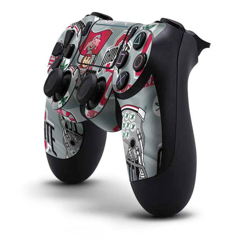 Ohio State University Pattern PS4 Pro/Slim Controller Skin