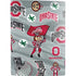 Ohio State University Pattern PS5 Digital Edition Console Skin
