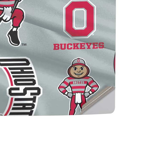 Ohio State University Pattern PS5 Digital Edition Console Skin