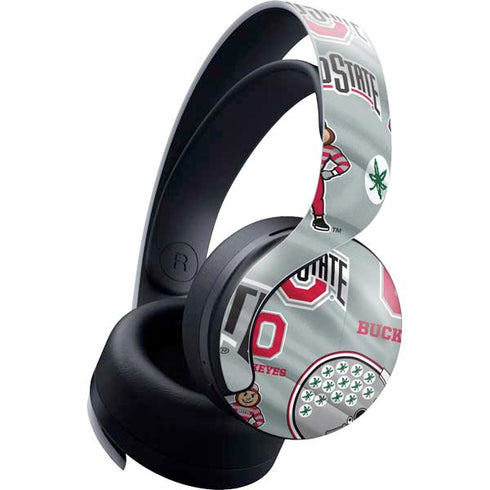 Ohio State University Pattern PlayStation PS5 Skins