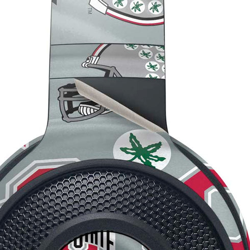 Ohio State University Pattern Razer Kraken X Skin