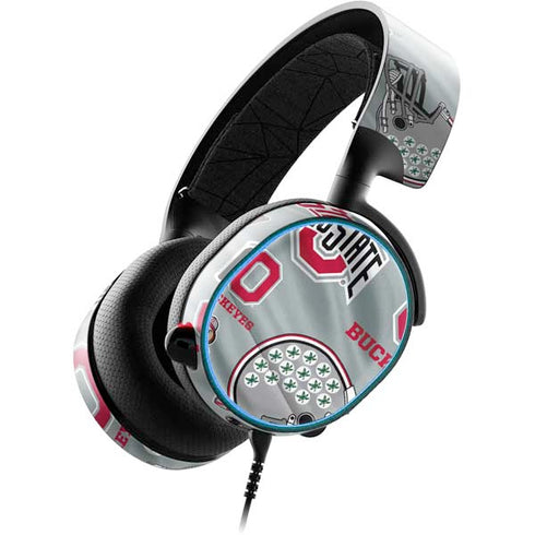 Ohio State University Pattern SteelSeries Arctis 3 Skin