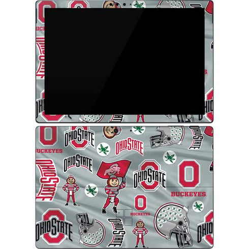 Ohio State University Pattern Surface Pro 7 Skin