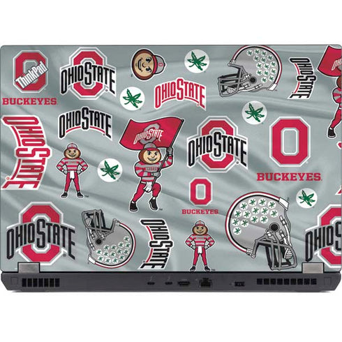Ohio State University Pattern Lenovo ThinkPad Skin