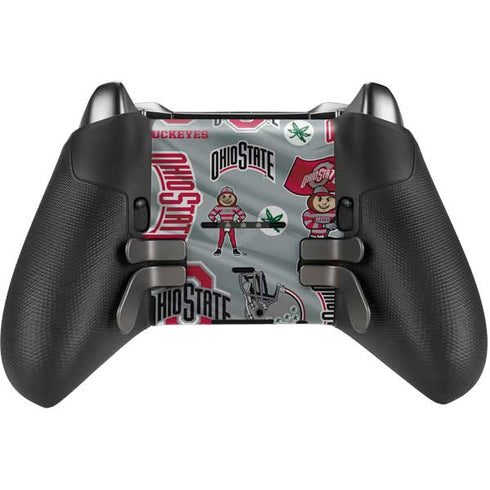Ohio State University Pattern Xbox Elite Wireless Controller Series 2 Skin