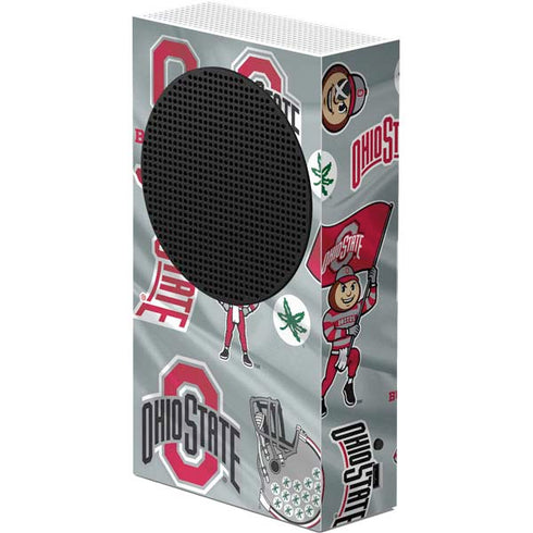 Ohio State University Pattern Xbox Series S Console Skin