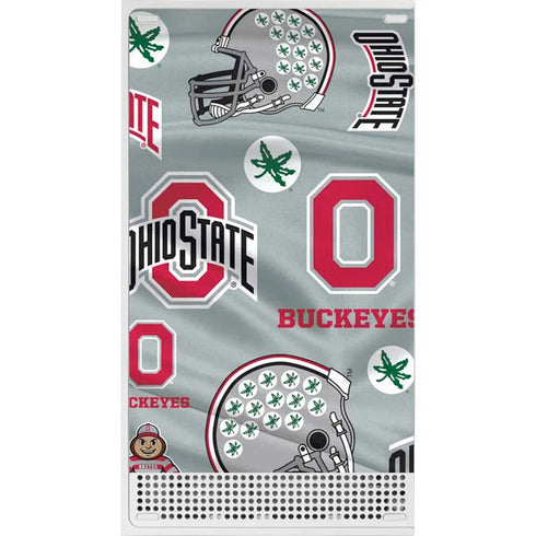 Ohio State University Pattern Xbox Series S Console Skin