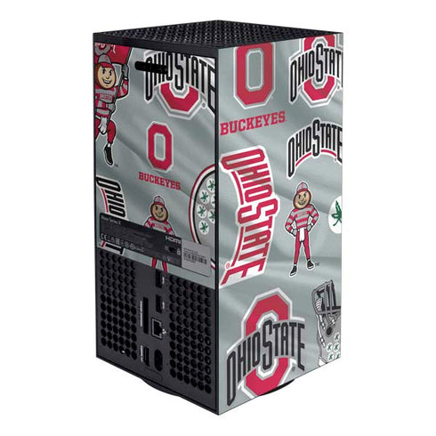 Ohio State University Pattern Xbox Series X Bundle Skin