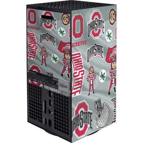 Ohio State University Pattern XBox Series X Digital Edition Bundle Skin