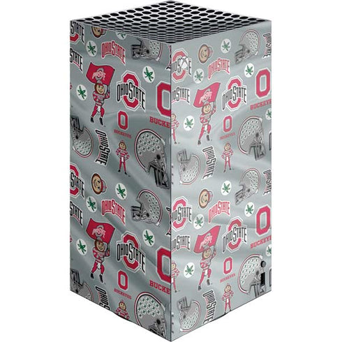 Ohio State University Pattern Xbox Series X Skins