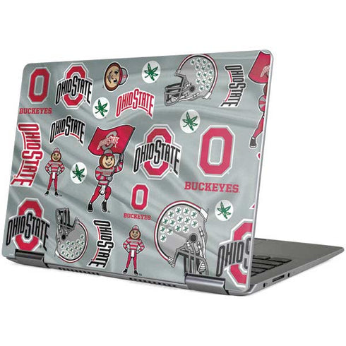 Ohio State University Pattern Yoga 710 14in Skin