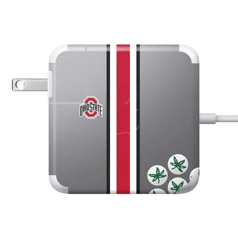 Ohio State University Buckeyes 85W Power Adapter (15 and 17 inch MacBook Pro Charger) Skin
