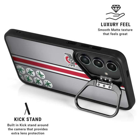 Ohio State University Buckeyes Galaxy S25 Kickstand Case