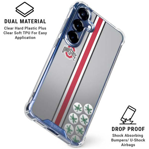 Ohio State University Buckeyes Galaxy S25 Clear Case