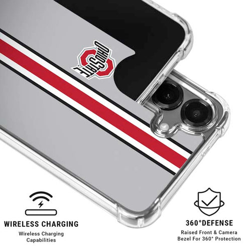 Ohio State University Buckeyes Galaxy S26 Plus Clear Case